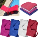 Mikrofaser Lounge Chair Strandhandtuch mit Taschen Holidays Sonnenbaden Schnell trocknende Tücher