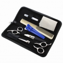 Professionelle Salon Haarschnitt Friseur Haar Ausschnitt Flache Dentatus Edelstahl Scheren Set