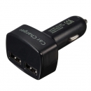 4in1 3.1A Doppel-Usb-Auto-Ladegerät-Adapter-Sockel mit LED Tester Volt Meterr